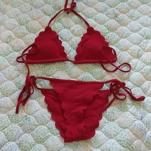 Red bikini